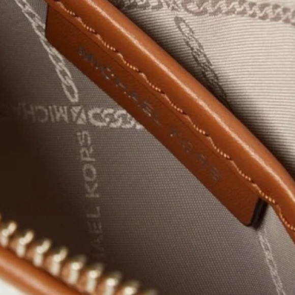 Michael Michael Kors PRIDE Large Embellished Logo Canvas Tote and Matching Pouch - Picture 12 of 16